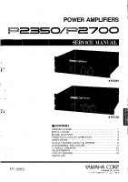Yamaha P-2350 - Service Manual 